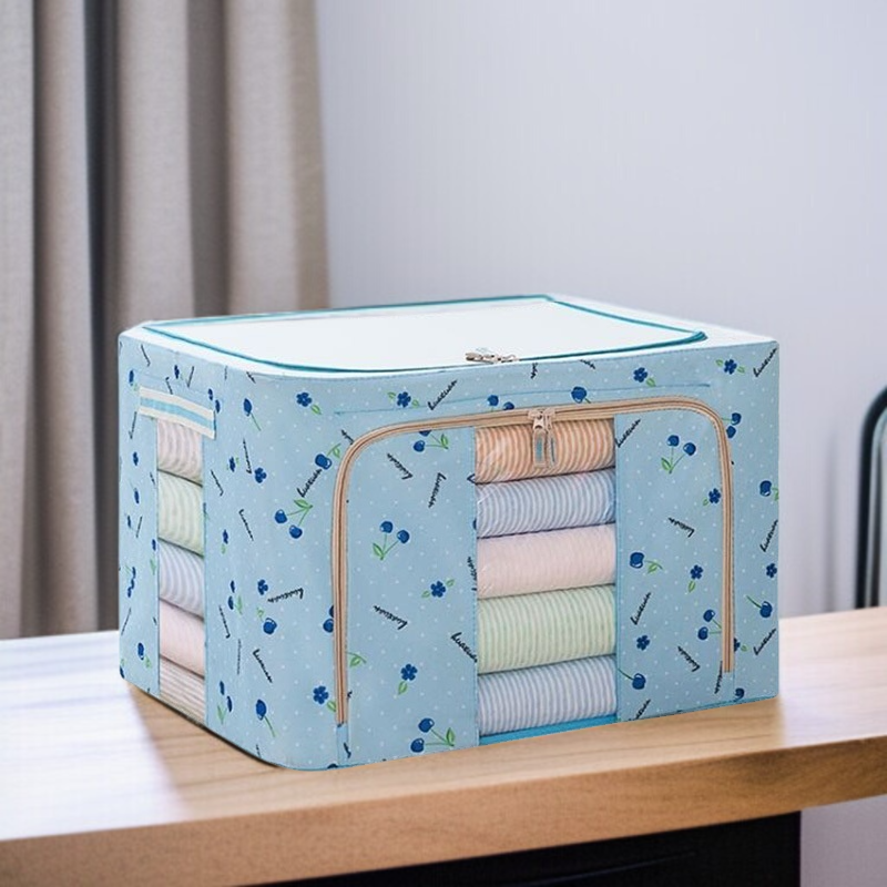 가정용 수납함 접이식 백납장 의류 정리함 이불 수납함 가정용 옷장 수납