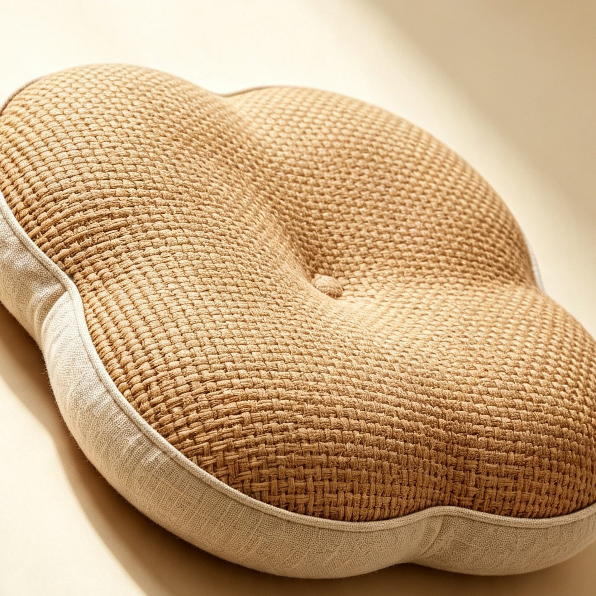 Four-leaf clover rattan cushions (4 pieces)