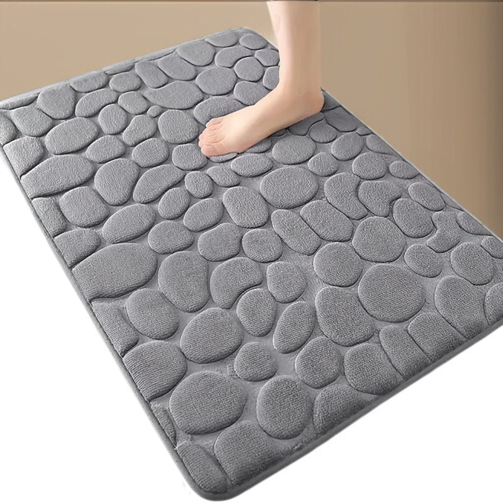 Stilvolle und praktische Badmatte aus Korallenvlies