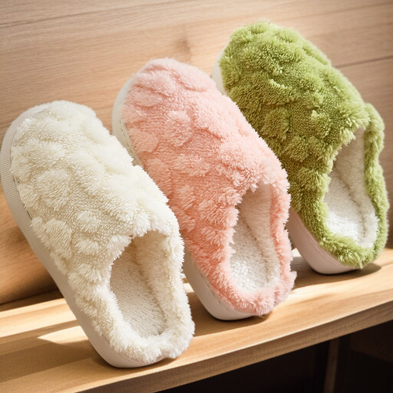 家用防滑保暖毛絨拖鞋冬天
