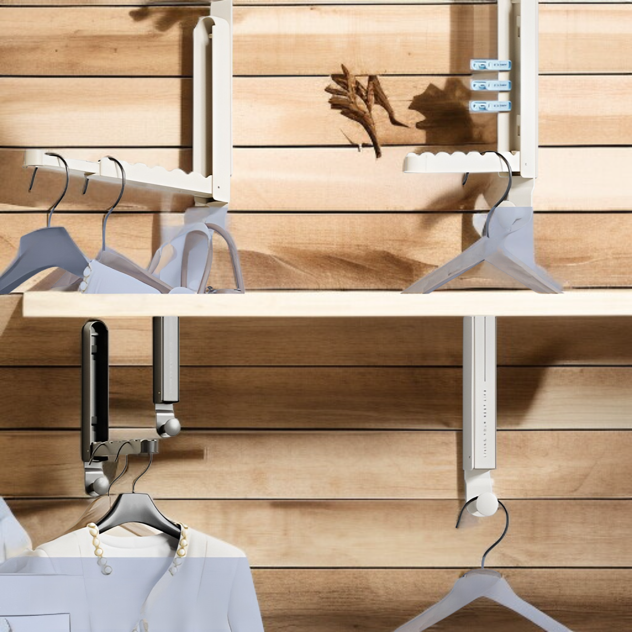 Składany wieszak na ubrania