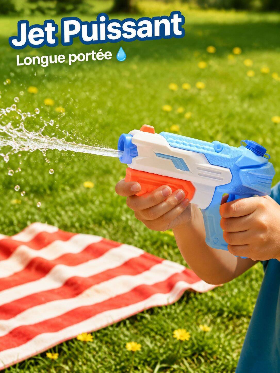 Pistolet à eau pour enfants à pression d'eau