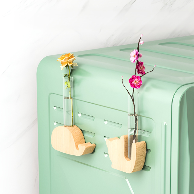 Magnetic test tube vase ornament