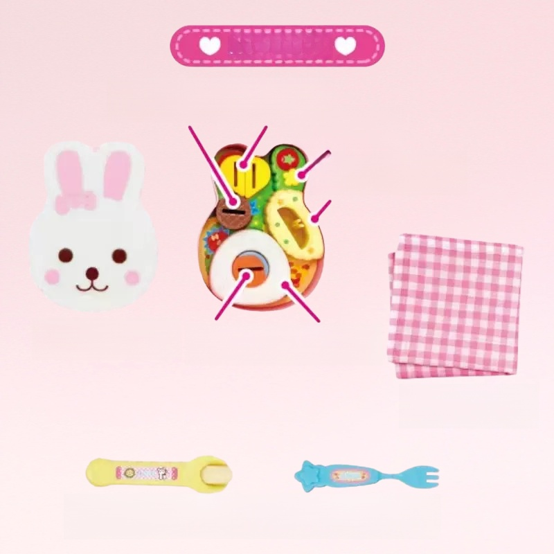 うさぎ弁当セットキッチンおもちゃ ランチおにぎりボックスごっこ遊び