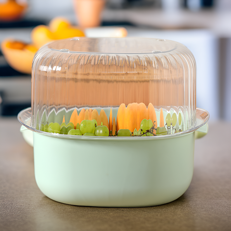 Lavabo de verduras engrosado de doble capa