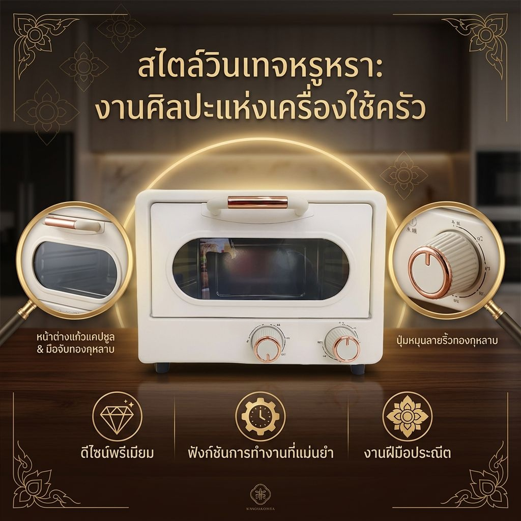 เตาอบอเนกประสงค์ขนาด 7 ลิตร ยี่ห้อคิทเช่นอาร์ต