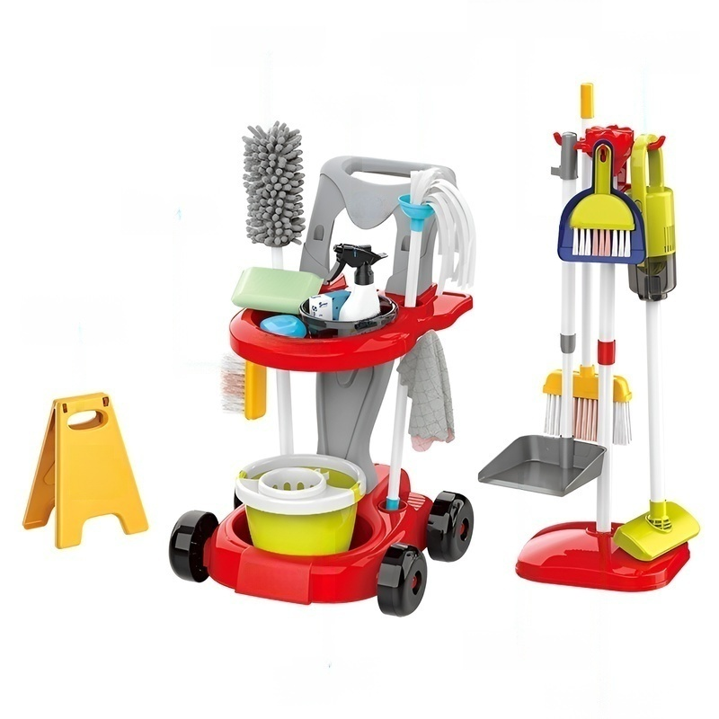 어린이 청소 놀이 도구 세트