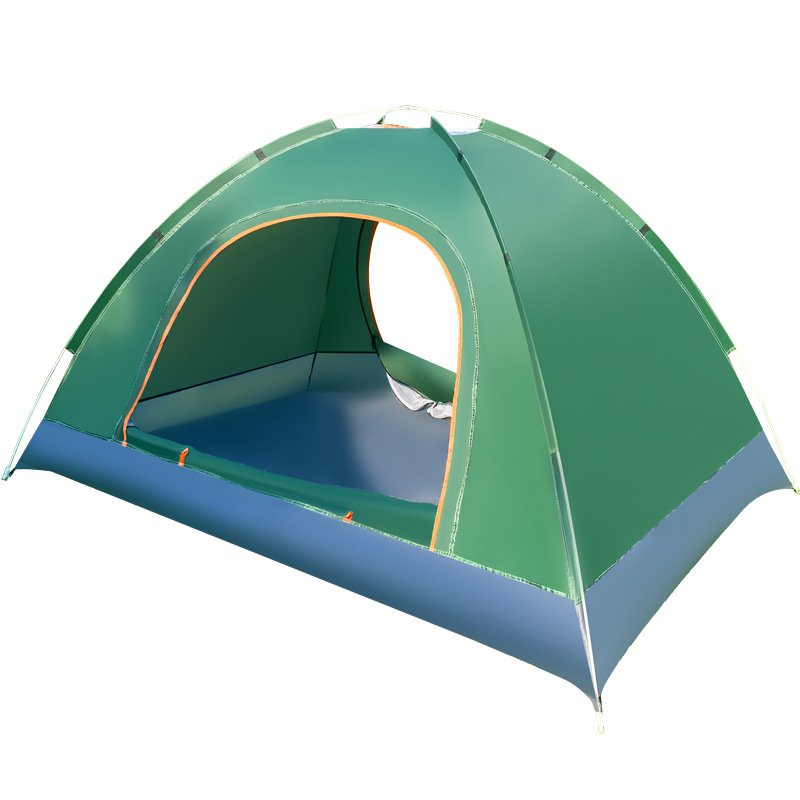 ワンタッチ防水・防紫外線テント　アウトドアキャンプ必需品