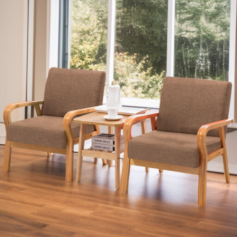 Sofa small apartment single sofa chair simple bedroom mini sofa double living room simple rental hou