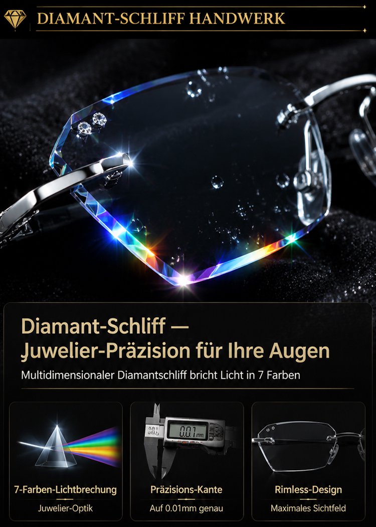 Nano-Optik intelligente selbsttönende multifokale Lesebrille