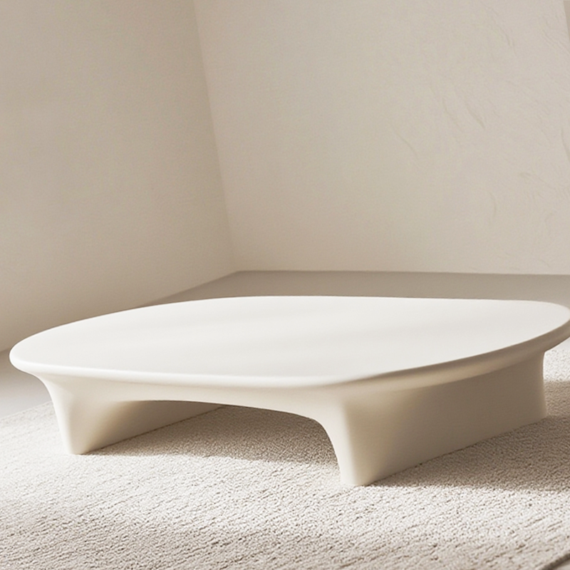 モダンデザインのコーヒーテーブルとリビングソファ