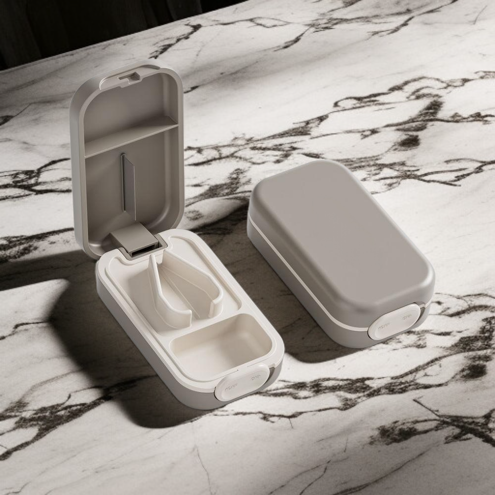 휴대용 약 절단기 사용 방법 안내