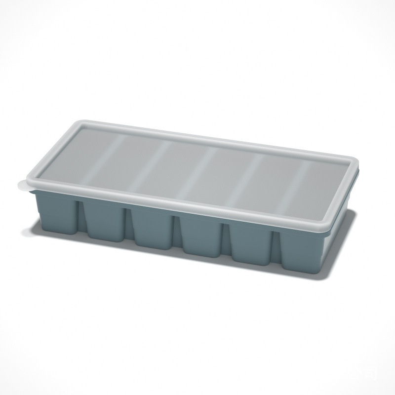 Household 4-Grid Ice Cube Tray with Lid