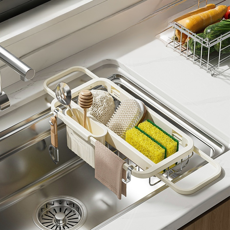 不鏽鋼沥水碗架分區儲物