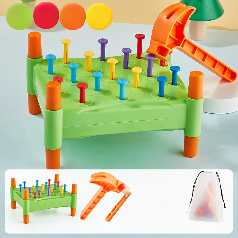 Mesa de Juego de Bolas de Colores para Educación Temprana y Desarrollo Cognitivo