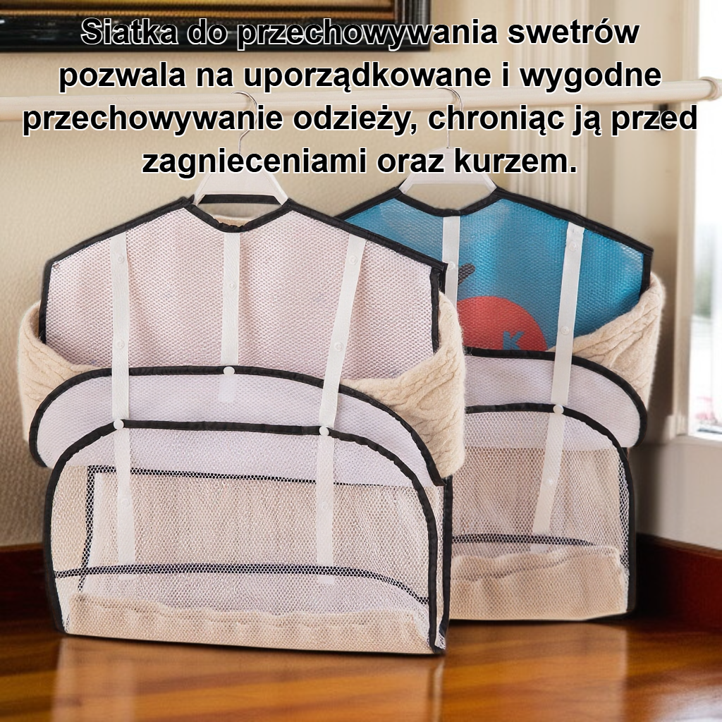 Siatka do przechowywania swetrów