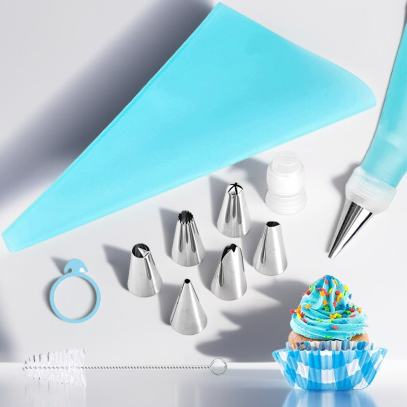 Edelstahl Spritztüllen Set Backwerkzeug Set