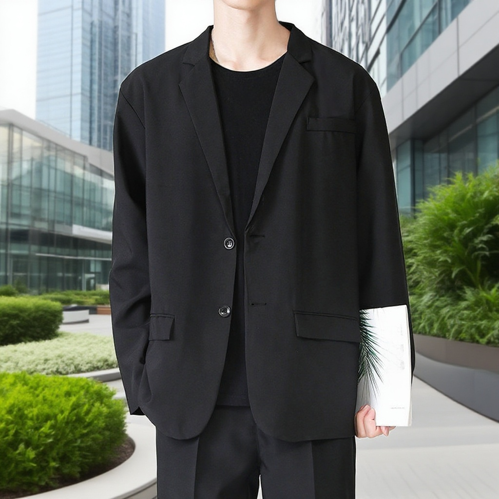남성 고급감 캐주얼 양복 외투