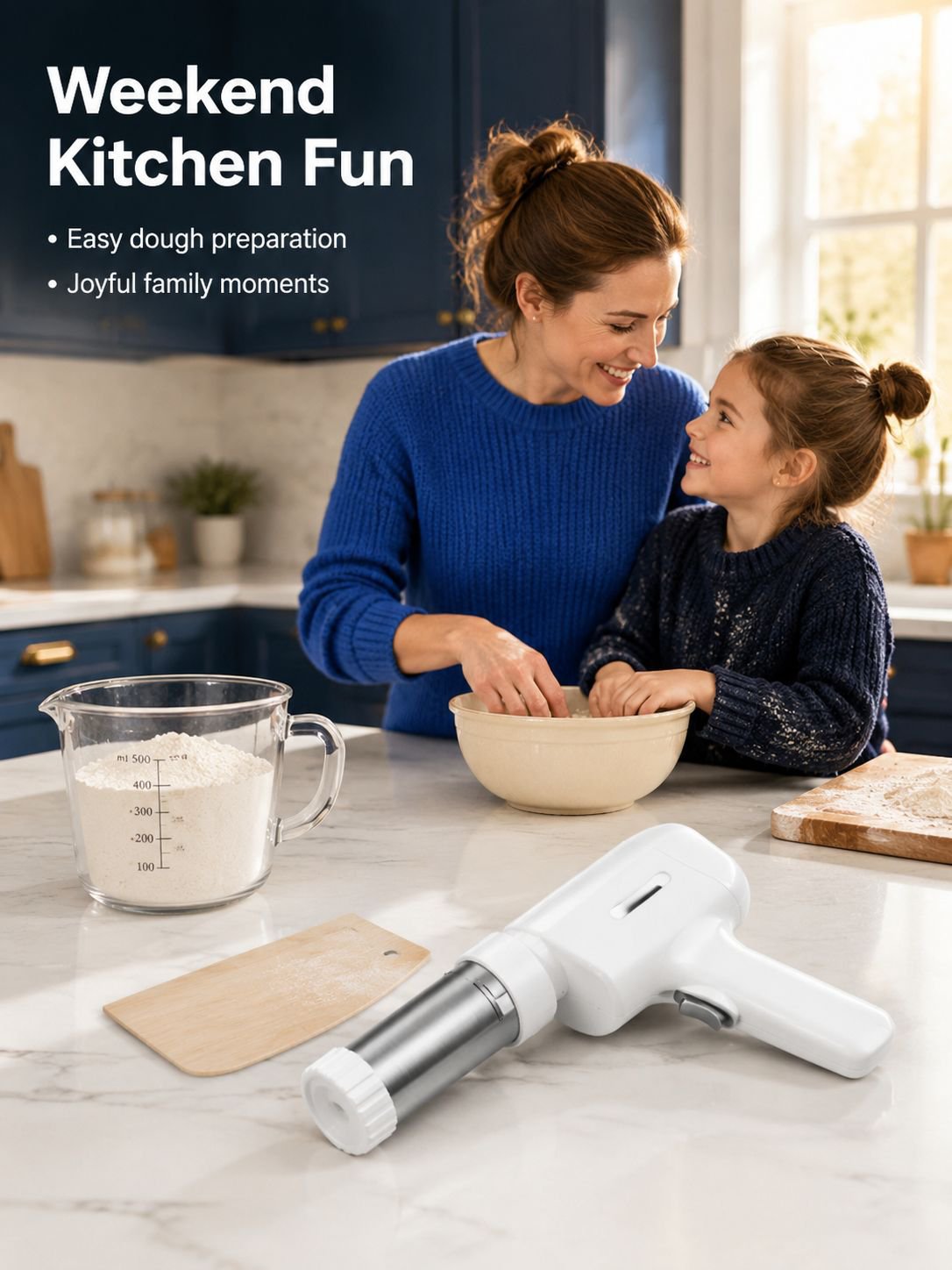 Manual noodle maker for home cooking