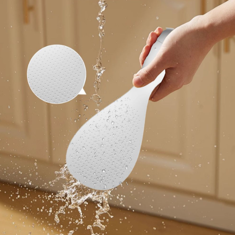 Non-stick upright rice spoon