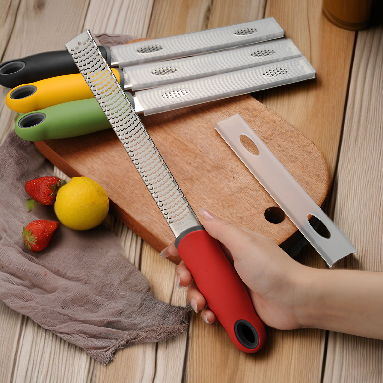 스테인리스 재질의 견고한 치즈 슬라이서