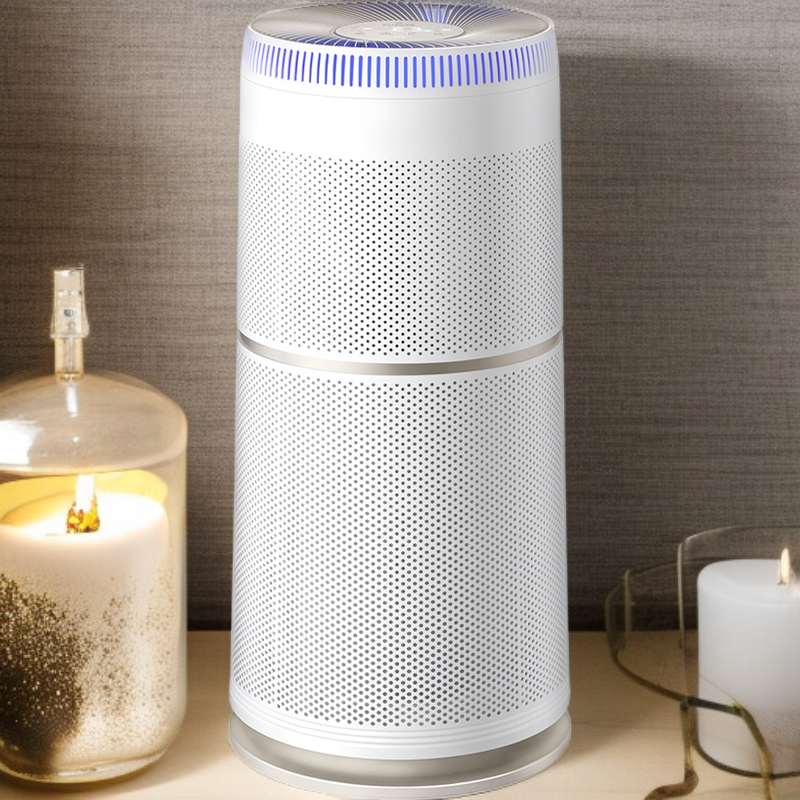 Purificador de aire doméstico con deshumidificador automático y ionización UV