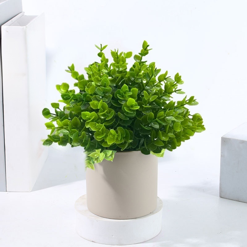 Objets de décoration de plantes vertes artificielles pour intérieur