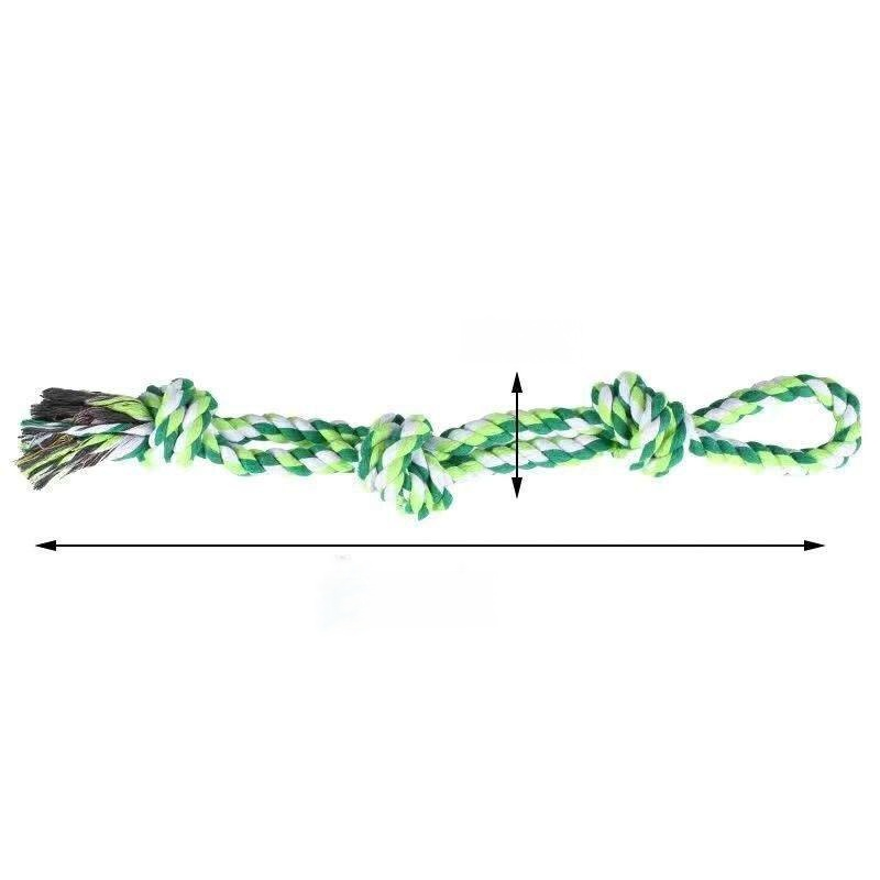 Durable Cotton Rope Toy for Large Dogs, Tug-of-War Chew Knot