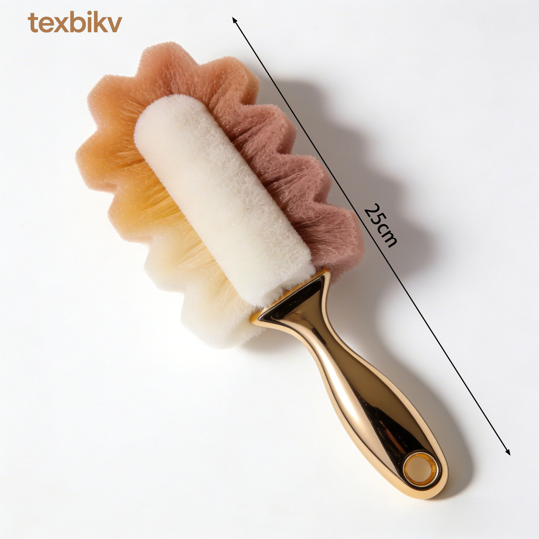 静電ダスターの柔らかい繊維の拡大写真