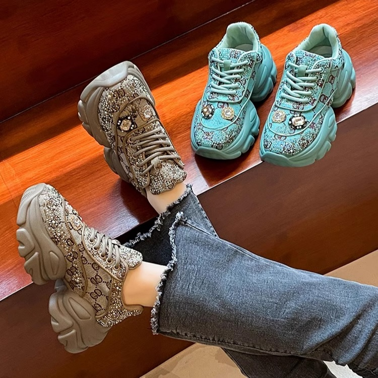 Damen Schuhe mit dicker Sohle Pops
