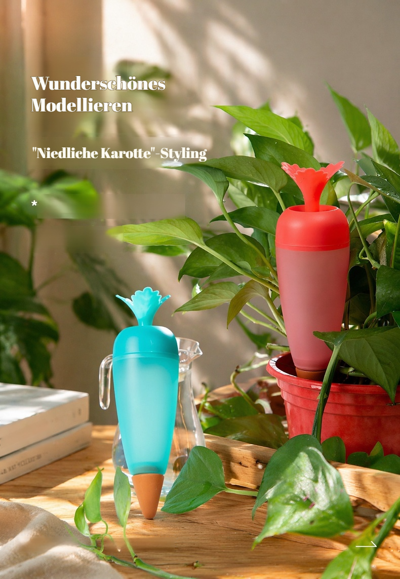 Pflegeleichter Wasserspender in Blumentopf
