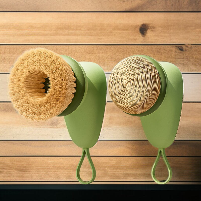 가정용 손상없는 냄비 청소 냄비 브러쉬 자동 수액 압출 수액 세척 냄비 브러쉬 게으름뱅이 주방 필수 자동 수액 브러쉬