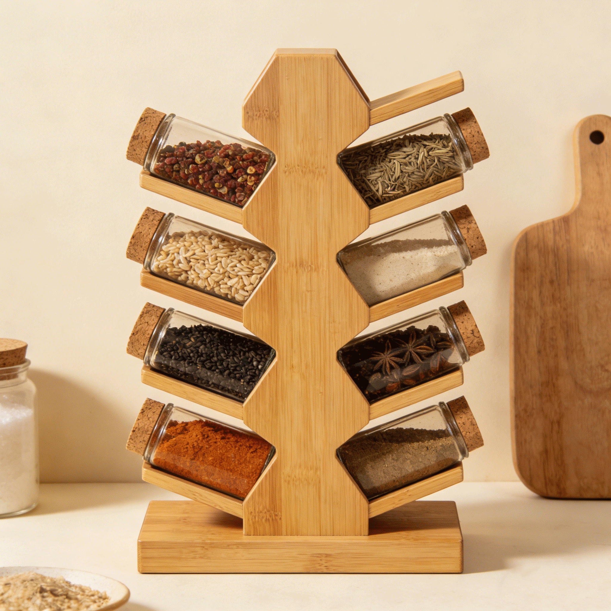 四層廚房調料整理架（三件組）