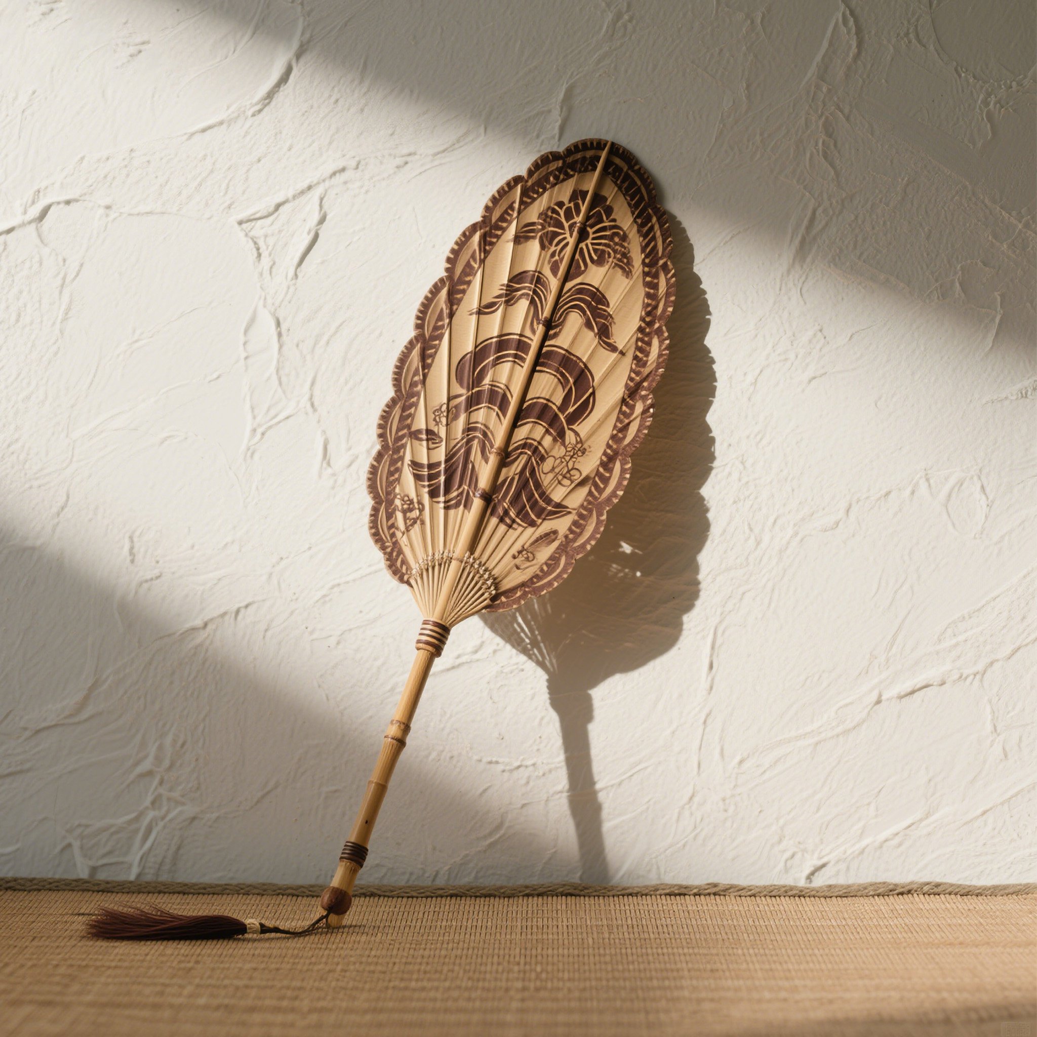 伝統竹編み扇子3点セット