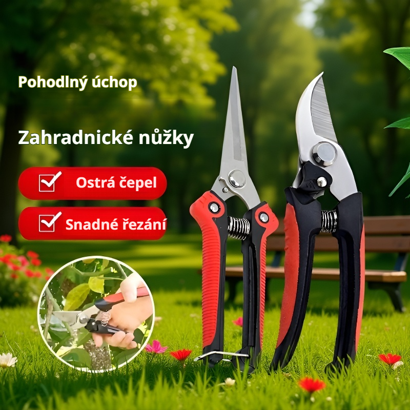 Sada na hrubé a jemné stříhání větví