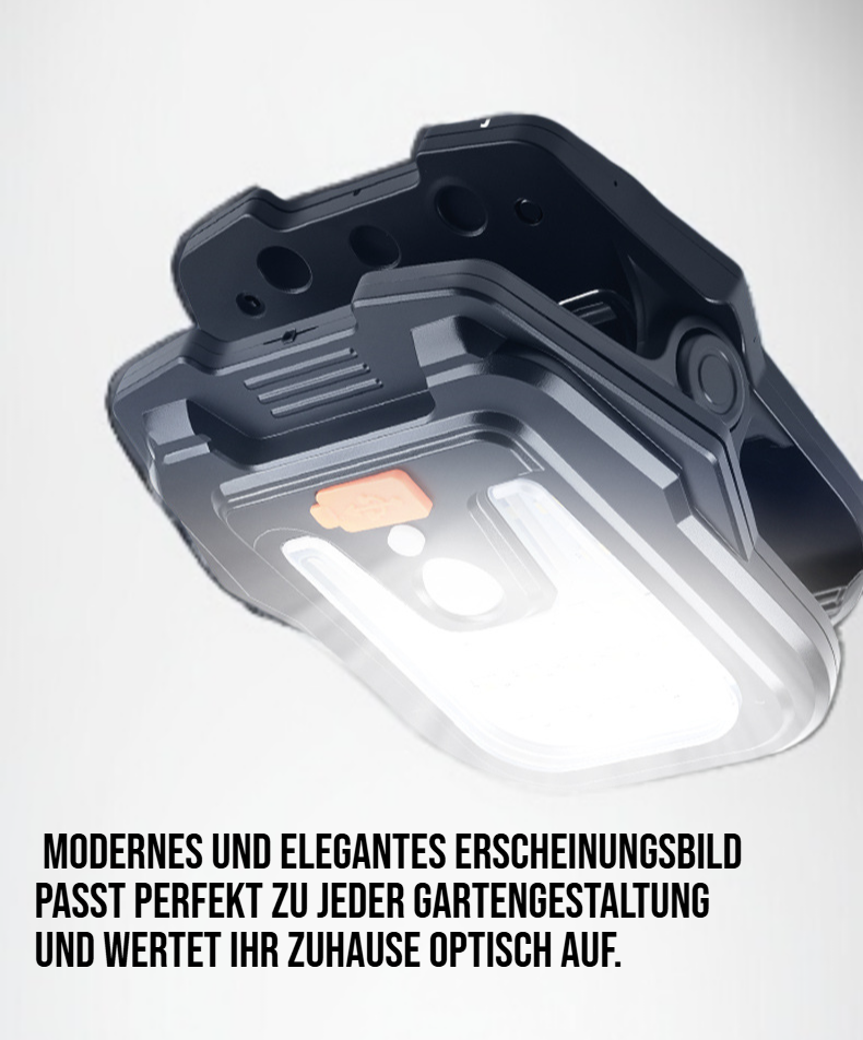 Energiesparende Solarleuchte für Außenbereiche