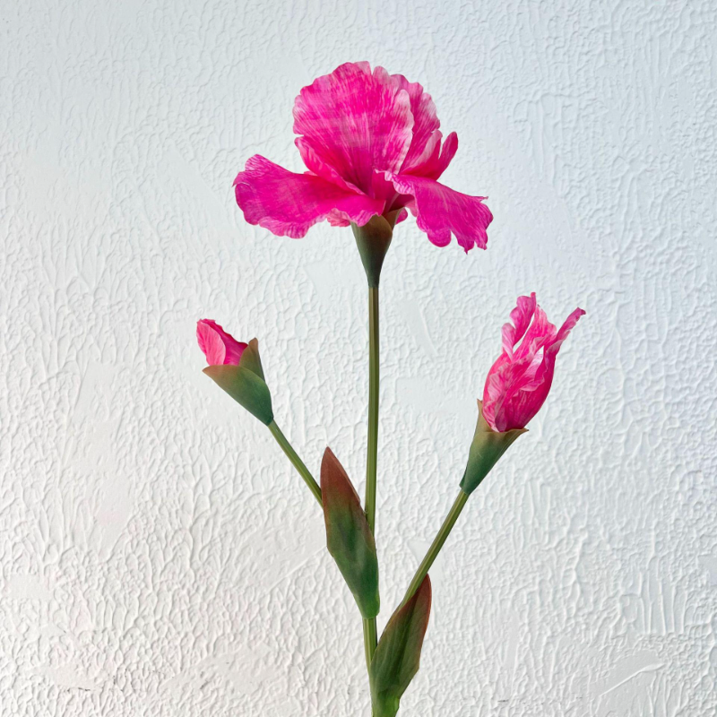 Fleurs artificielles rose rose