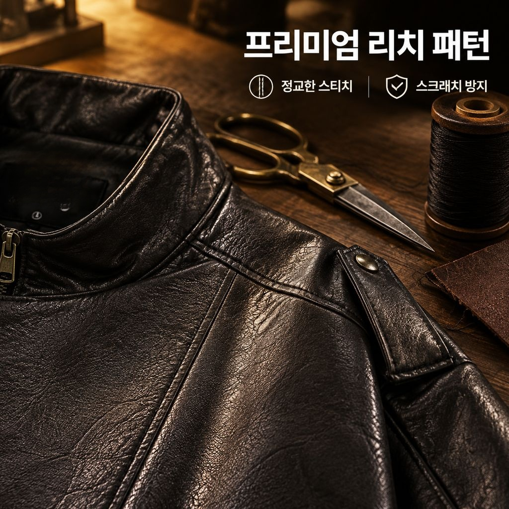 가을 신상 남녀공용 빈티지 카라 PU 레더 라이더 자켓