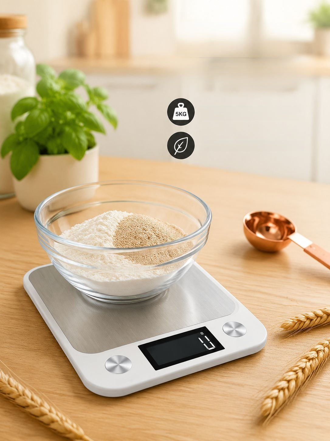 Grenzüberschreitender Küchenwaagenhersteller, 5-kg-Plattformwaage, Großhandel für Edelstahl-Küchenwa