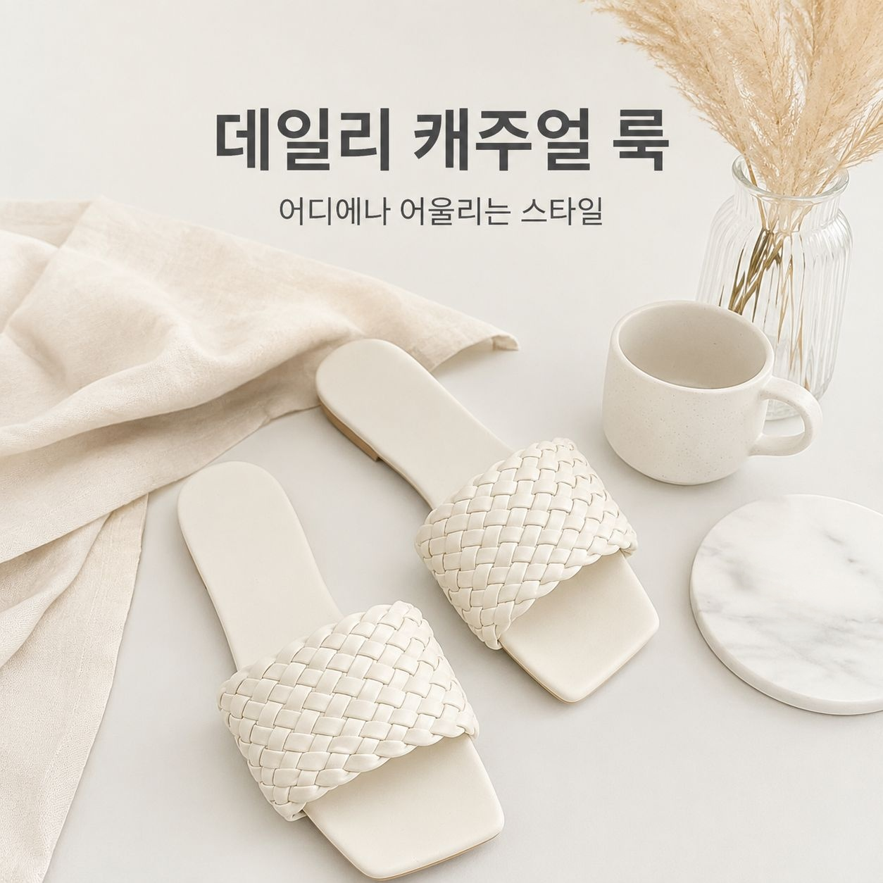 여성 캐주얼 만능 비치 샌들