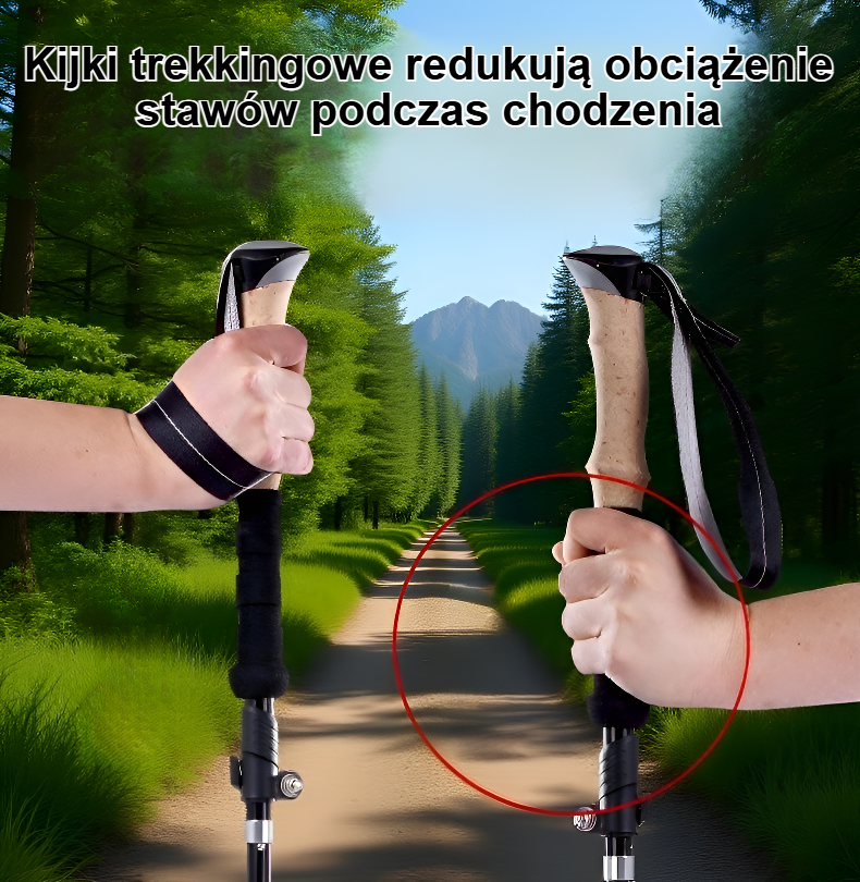Kijki trekkingowe – wytrzymałe aluminiowe kijki do wędrówek