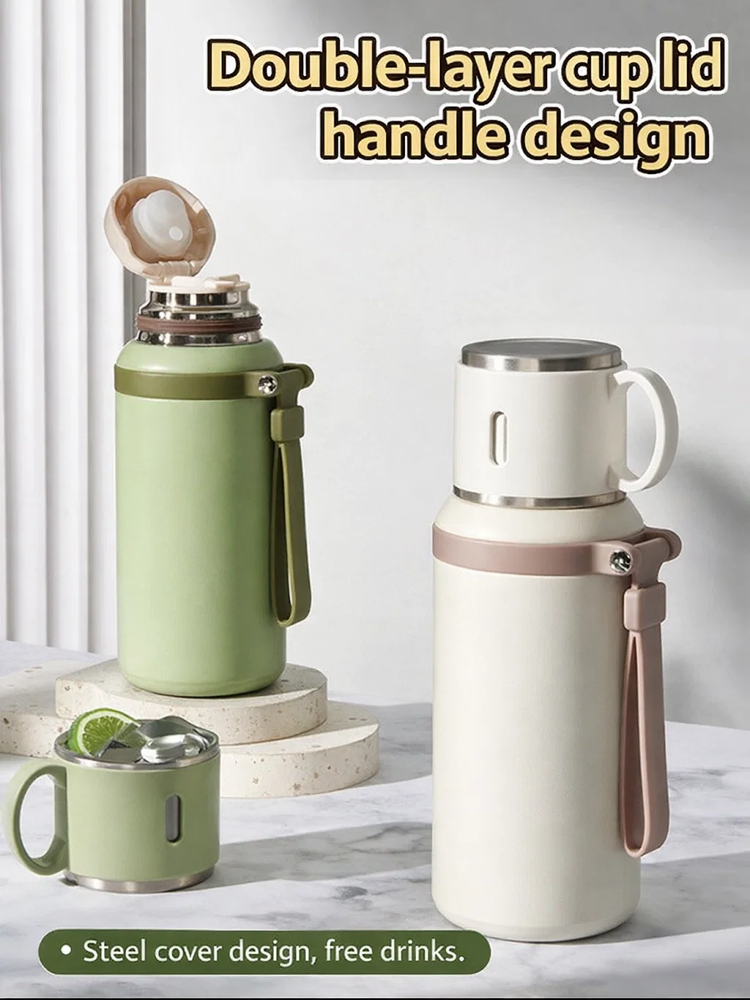 Tea Separation Long-lasting Insulation 316 Stainless Steel Bowl Lid Thermos Cup