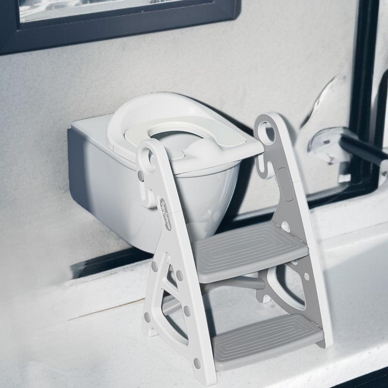 Escabeau pliant pour toilettes