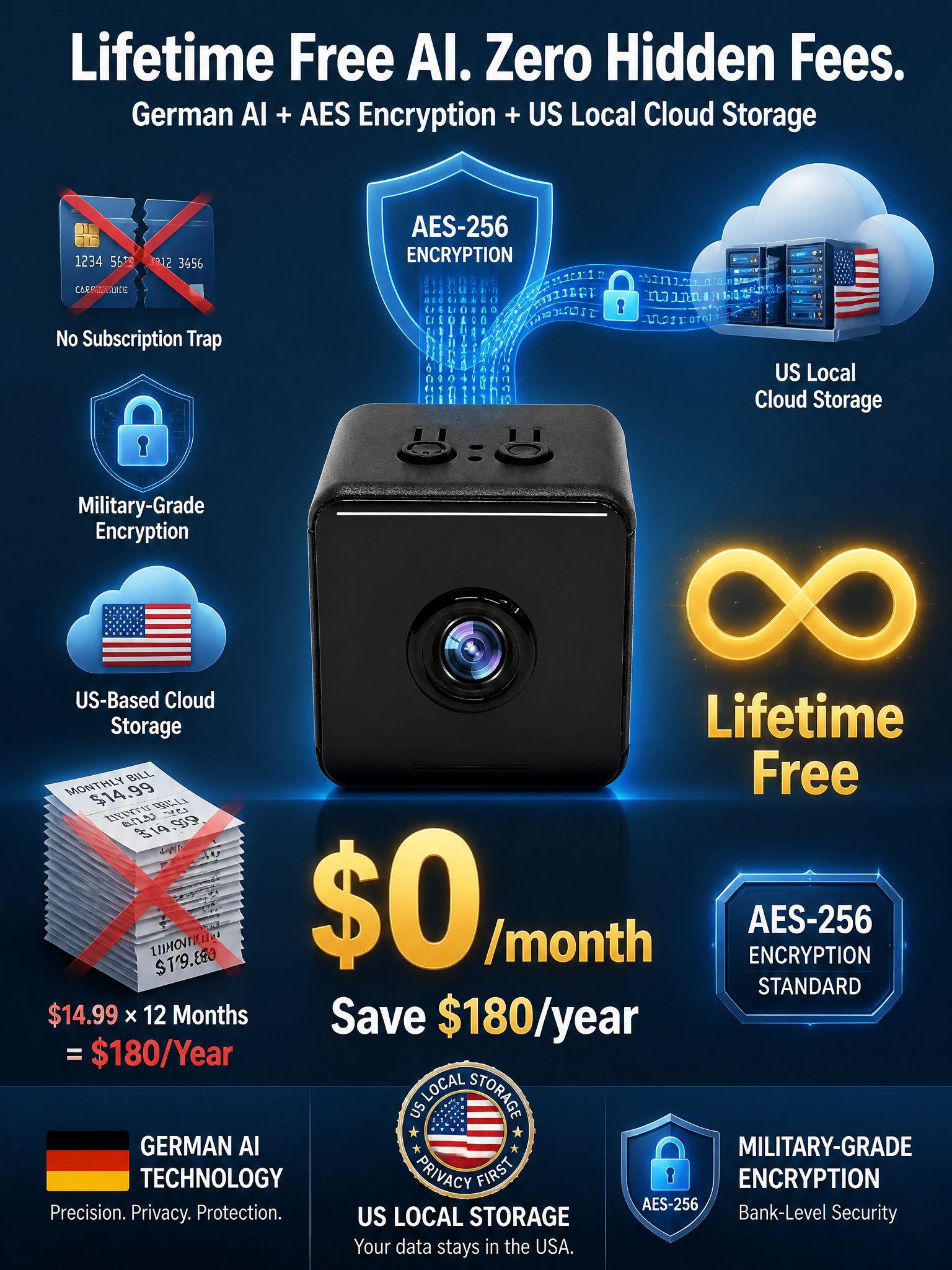 4G remote smart surveillance camera