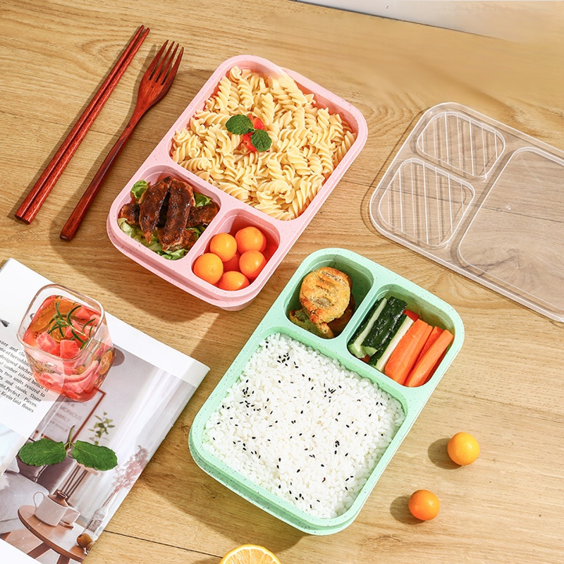 Wheat straw lunch box