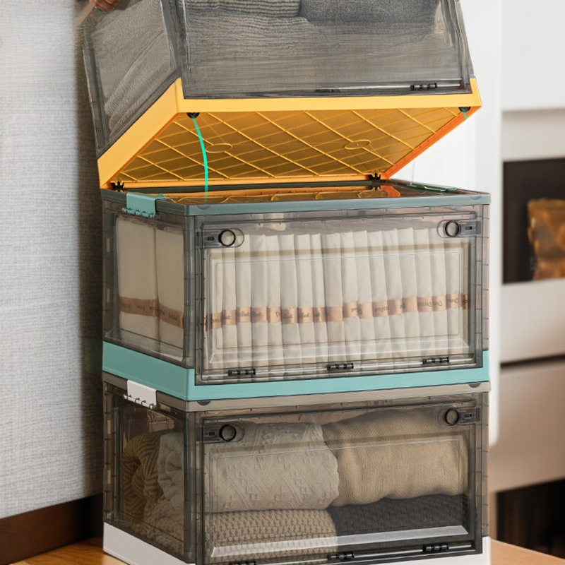 Almacenamiento de juguetes en caja organizadora apilable