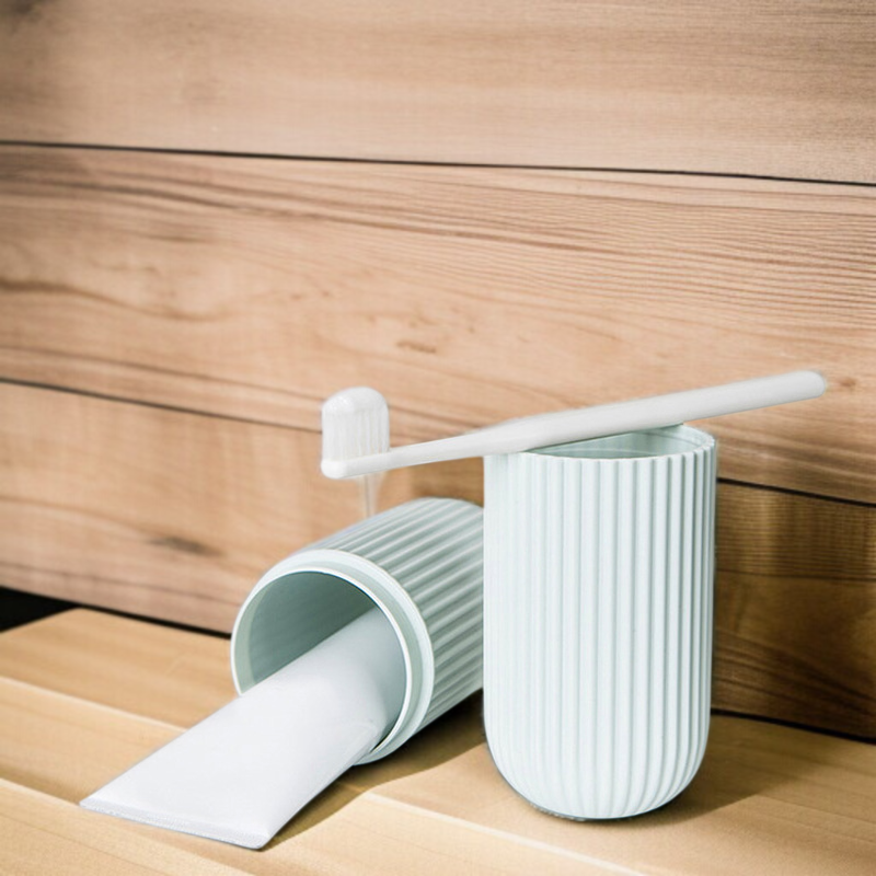 플라스틱 칫솔 케이스 휴대용 칫솔 컵 양치질 양치 컵 세트 큰 칫솔통 칫솔 수납 케이스