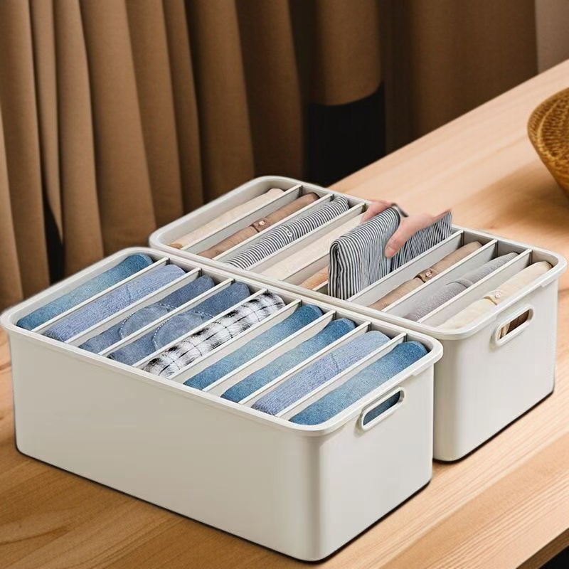 가정용 의류 수납함 칸막이 옷장 정리함 속옷 수납함 바지 양말 수납함 청바지 수납 장롱