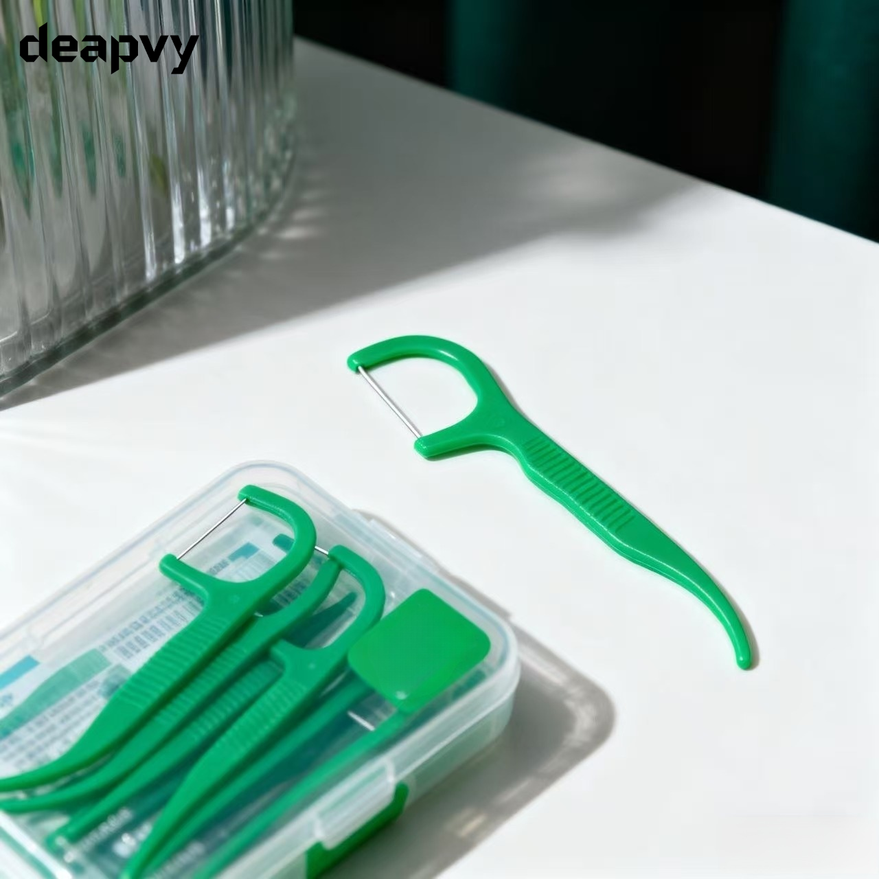 초극세사 일회용 치실 픽 (1박스당 300개입, 5박스)