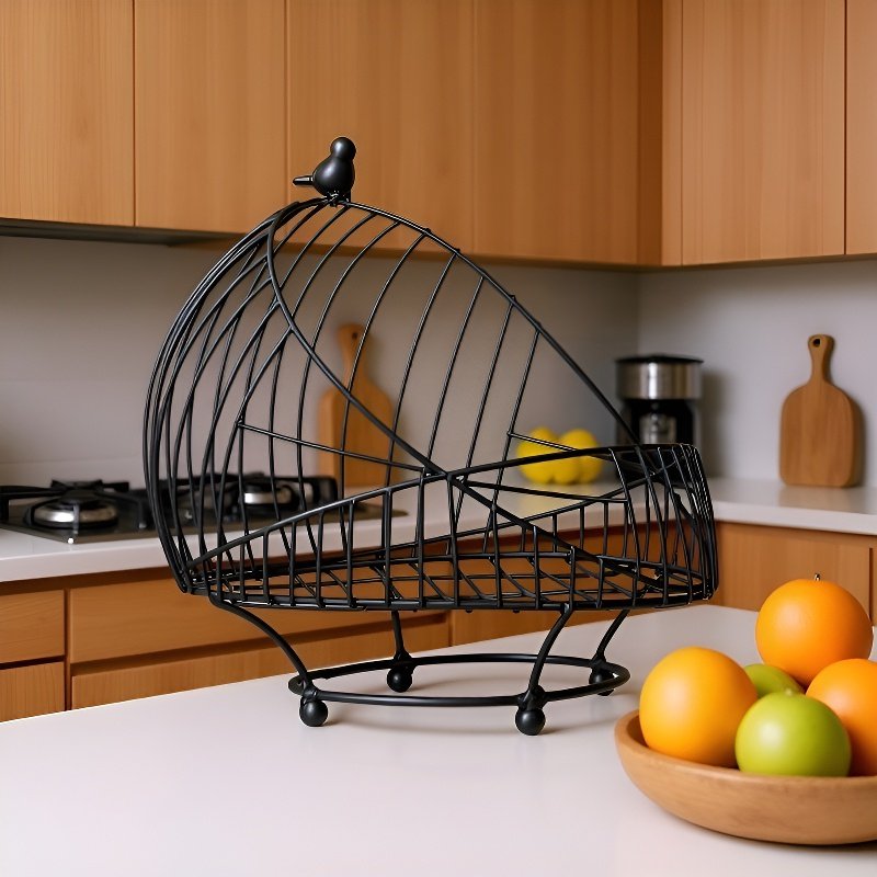 Luxus gyümölcskosár a nappali dohányzóasztalán